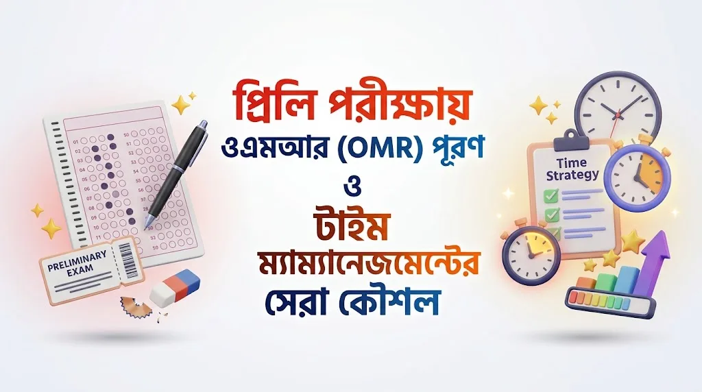 চাকরির প্রিলিমিনারি পরীক্ষায় ওএমআর (OMR) পূরণ ও টাইম ম্যানেজমেন্টের সেরা কৌশল