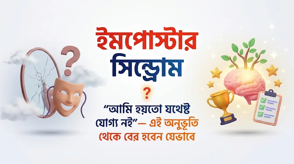ইমপোস্টার সিন্ড্রোম: "আমি হয়তো যথেষ্ট যোগ্য নই"—এই অনুভূতি থেকে বের হবেন যেভাবে